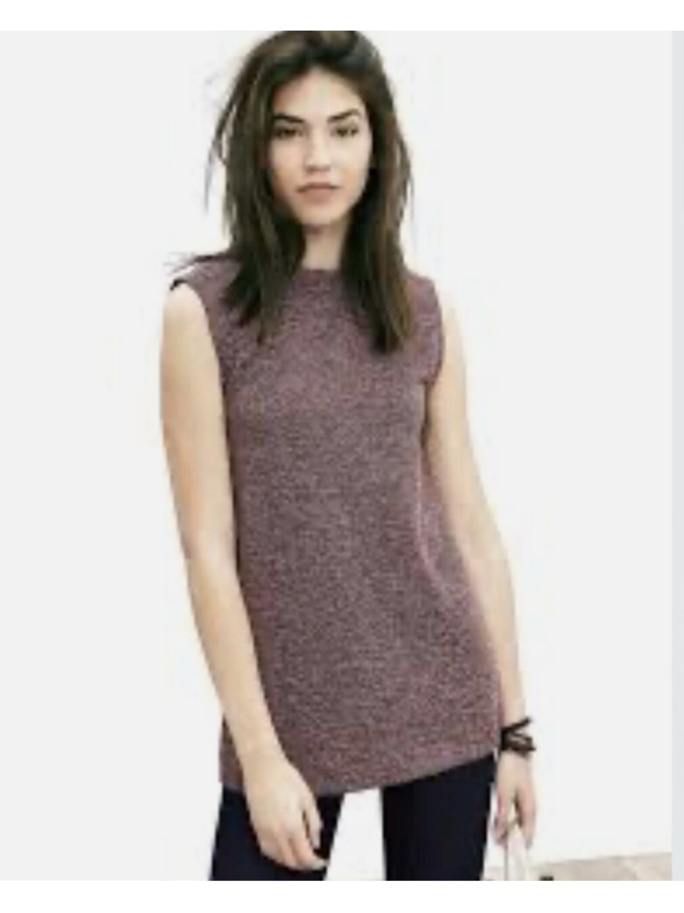 Banana Republic Sleeveless Textured Tunic